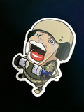NEW Clumsy Loader Sticker