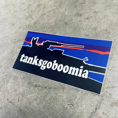 Tanksgoboomia Sticker